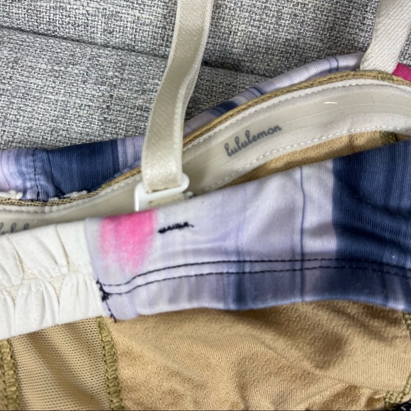 Lululemon multicolor swim top bandeau sz 4 - Picture 4 of 6